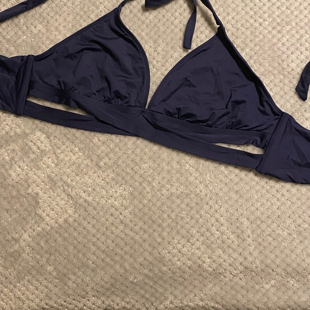Kona Sol Deep Blue Bikini Top